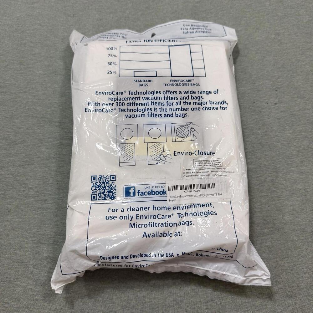 Hoover Wind Tunnel Type Y Bags - 9 Pack - Picture 2 of 3